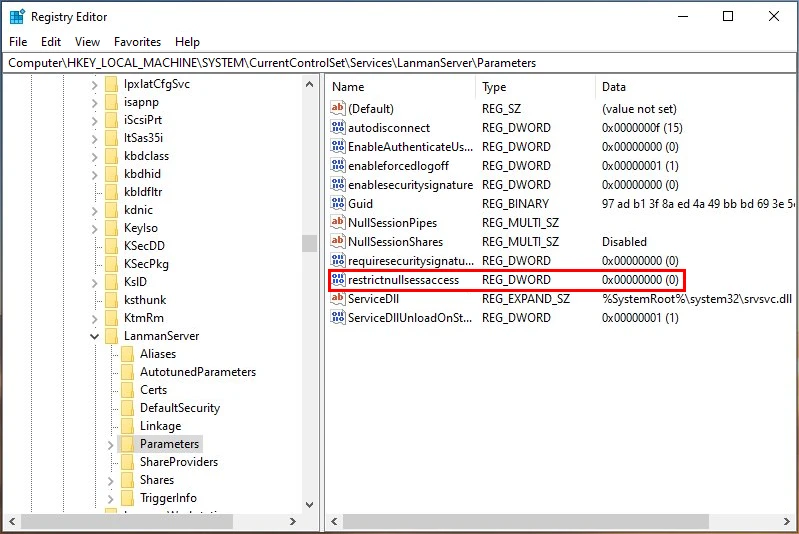 Null RegEdit 01